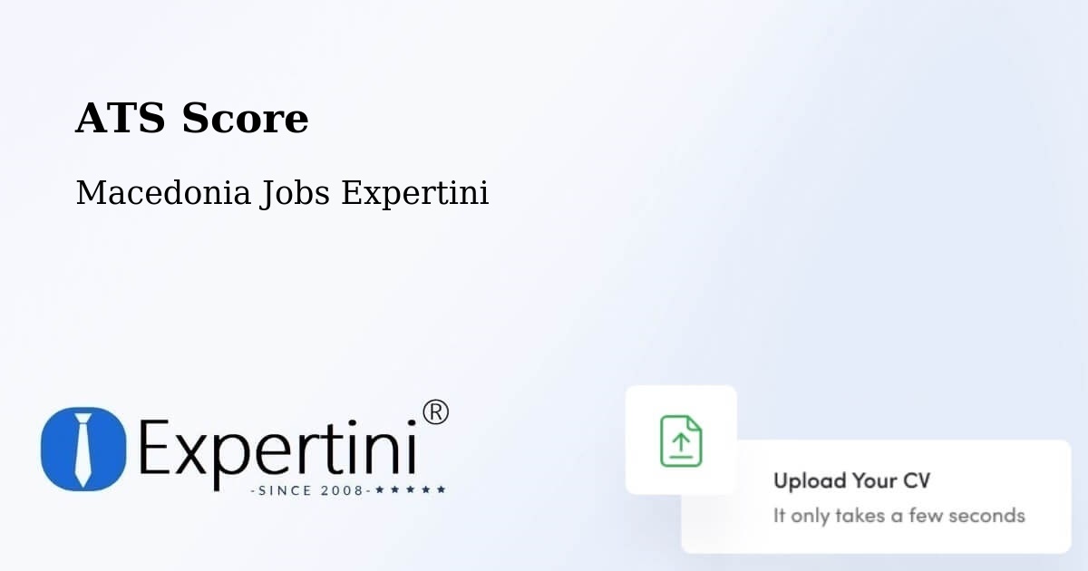 Resume ATS Score & Job Description Match Tool – Dolno Količani - Macedonia Jobs Expertini