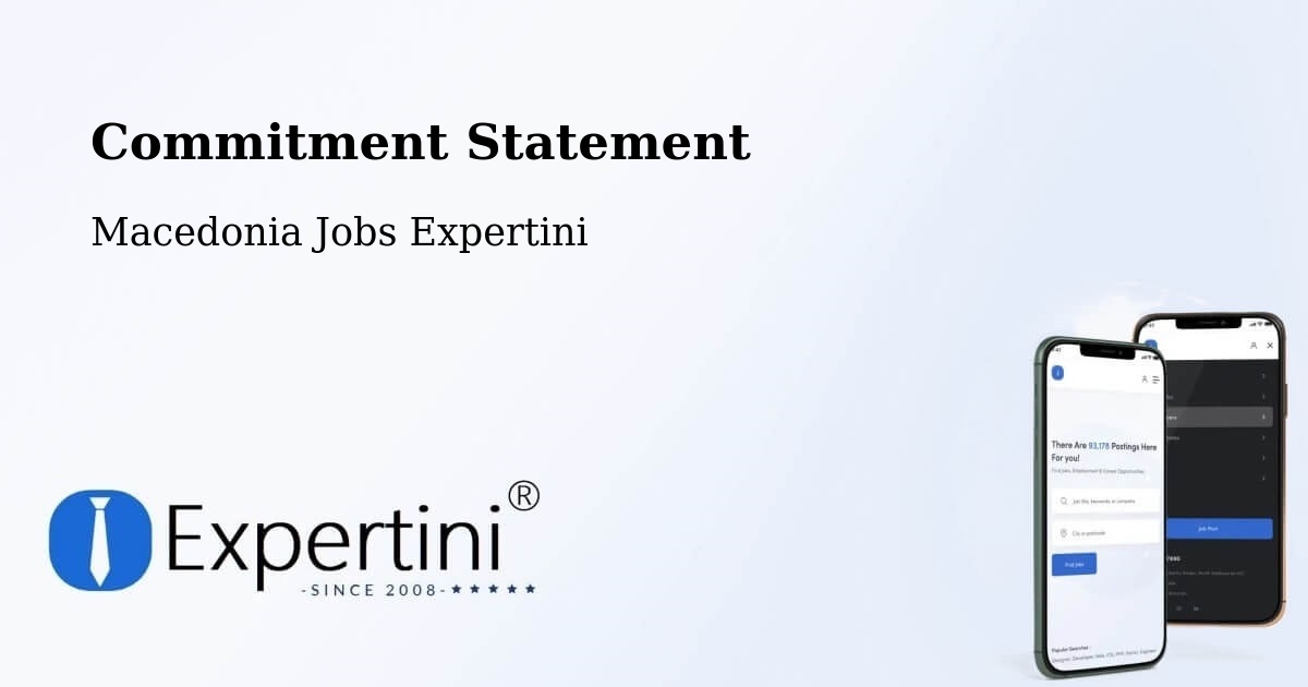 Corporate Commitment – Dolno Količani - Macedonia Jobs Expertini